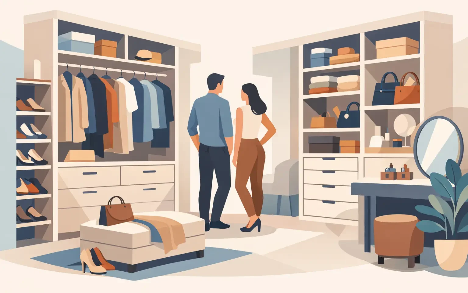 Walk In Closet Systems That Earn Their Space