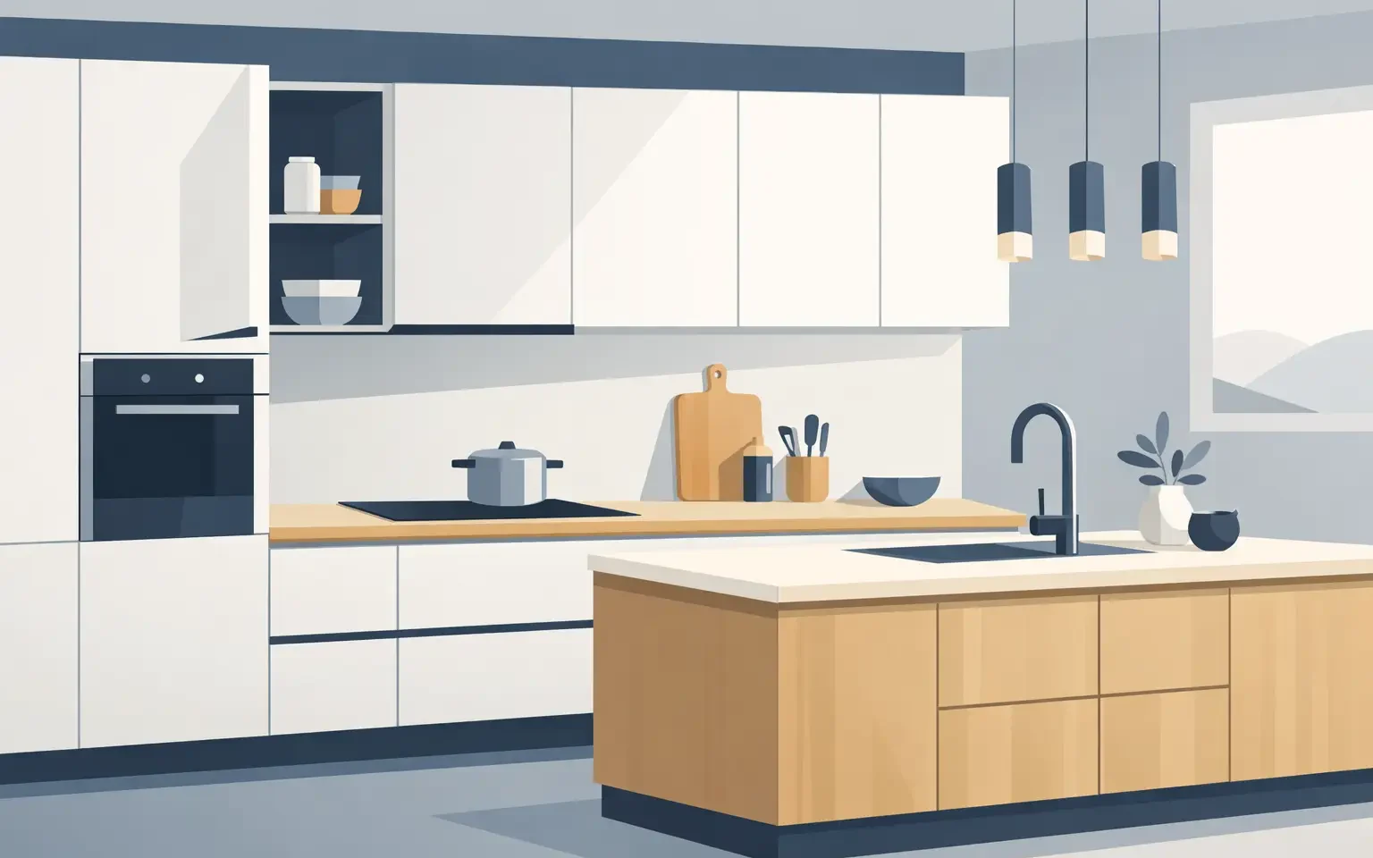 What Are European Style Kitchen Cabinets?
