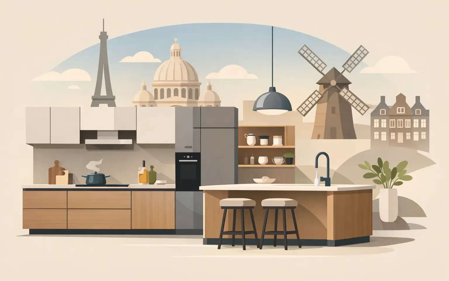 What Is a European Kitchen? Design Defined