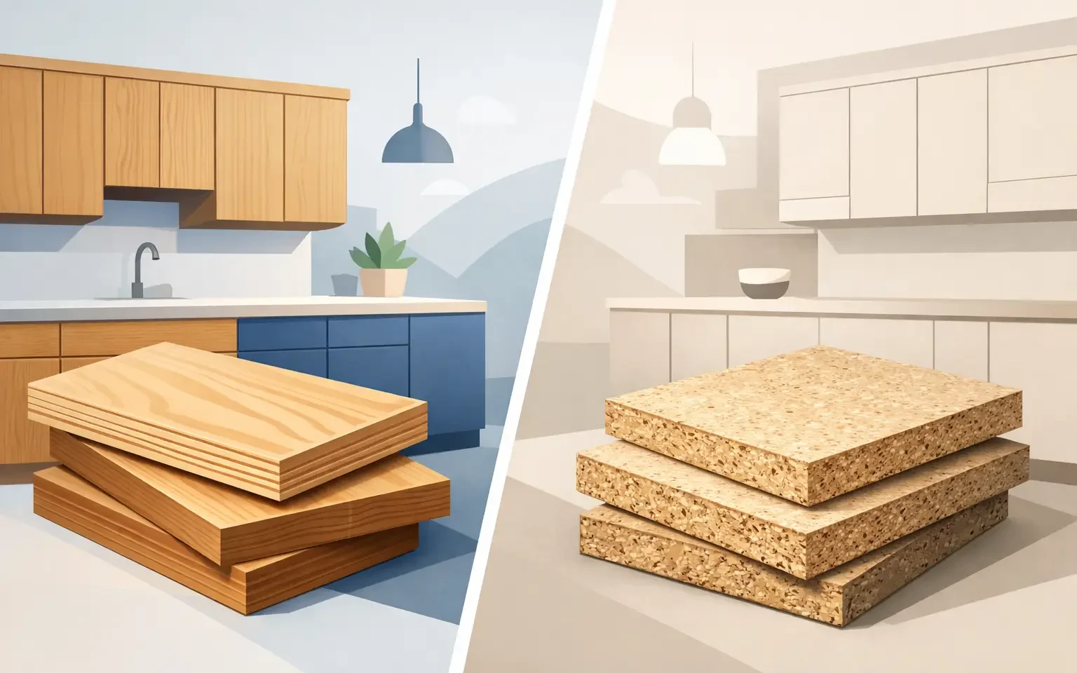 Plywood Versus Particleboard for Cabinetry