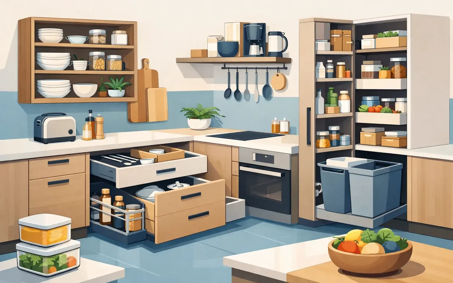 12 Top Modern Kitchen Storage Ideas That Work