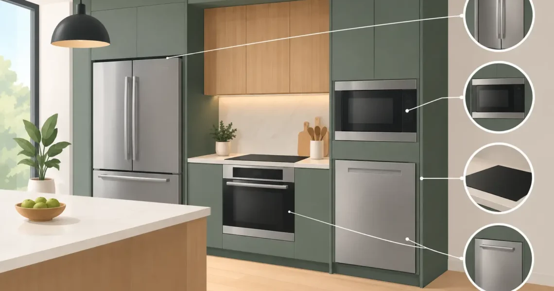 How to Plan Appliance-Integrated Cabinetry
