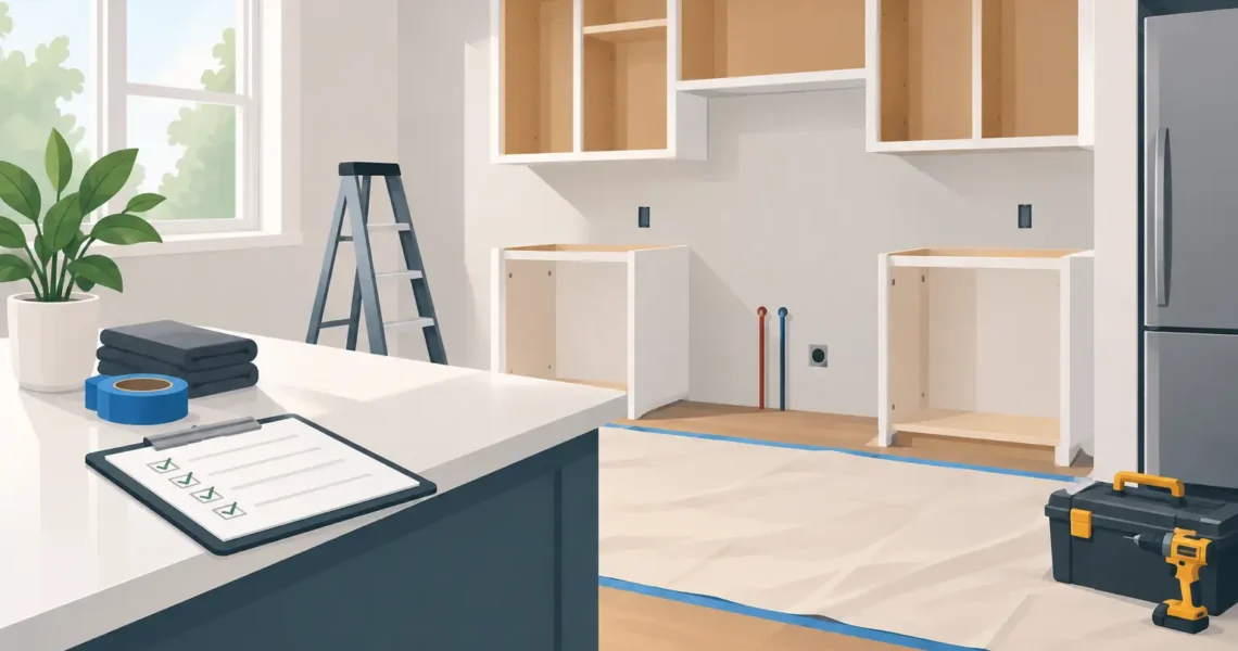How to Prepare Home for Cabinet Installation