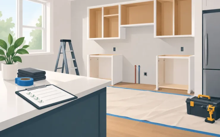 How to Prepare Home for Cabinet Installation